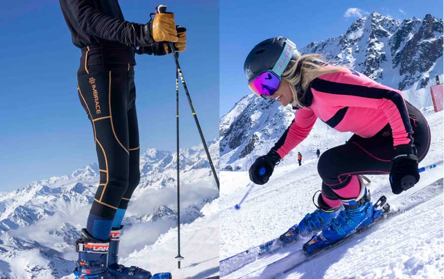 Imbrace compression leggings for skiing